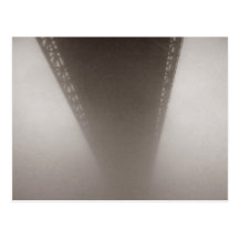 dans la carte postale de brouillard
