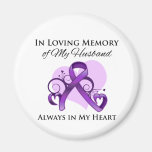 Dans la mémoire de mon mari - Cancer pancréatique Magnets Pour Réfrigérateur