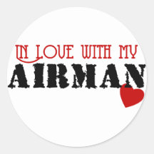 Dans l'amour avec mon aviateur autocollant