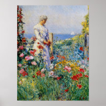 Dans le jardin poster