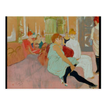Dans le salon au DES Moulins de rue, 1894 Cartes Postales