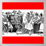 "Dansant le Jarabe dans l'autre monde " Posters