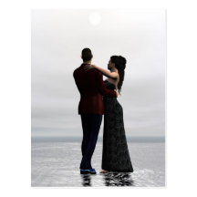Danse avec moi - carte postale de couples de danse