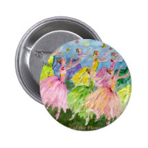 Danse de casse-noix des fleurs badges