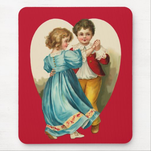 Danse de garçon et de fille tapis de souris