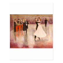 Danse de nuit carte postale