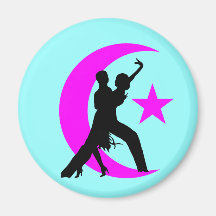 Danse de salon aimant pour réfrigérateur