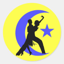 Danse de salon autocollants