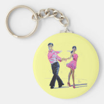 Danse de salon de Cha Cha Cha Porte-clé