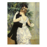 Danse de ville par Renoir, art vintage d'impressio Cartes Postales