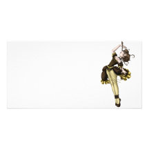 Danse de violoncelle modèle pour photocarte