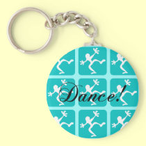 Danse fraîche folle porte-clés