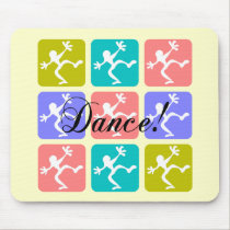Danse fraîche folle tapis de souris