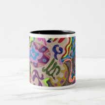 Danse, tasse d'art abstrait
