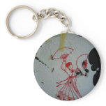 "Danseur de fan 2" porte-clés