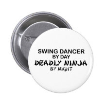 Danseur d'oscillation Ninja mortel par nuit Pin's Avec Agrafe