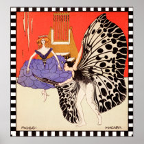 Danseurs - copie vintage d'art par Kolo Moser