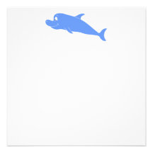 Dauphin bleu invitation