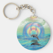 Dauphin Keychain en hausse Porte-clef