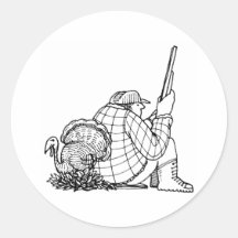 davholle jager Turkije Ronde Stickers