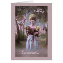 d'avril vintage de Poisson Cartes De Vœux