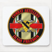 de 1st Afdeling OIF van de Cavalerie Muismat