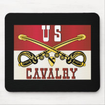 de 1st Banner van de AFDELING van de CAVALERIE Muismatten