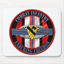 de 1st Infanterie OEF van de Afdeling van de Caval Muis Matten