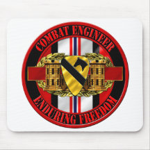de 1st Ingenieur OEF van de Afdeling van de Cavale Muismat