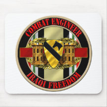 de 1st Ingenieur OIF van de Afdeling van de Cavale Muismat