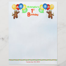 de 1st Koninklijke Partij van de Verjaardag draagt Folders