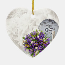 de 25ste Verjaardag van het Huwelijk Ornamenten