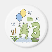 De 3de Verjaardag van Froggy Magneten