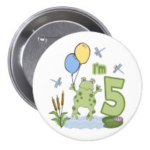 De 5de Verjaardag van Froggy Button