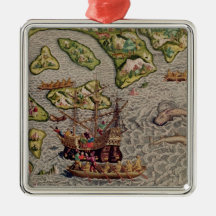 De aankomst en de Ontscheping Kerstboom Ornament