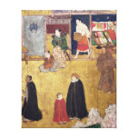 De aankomst van de Portugees in Japan Canvas Afdruk