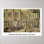 De Aankomst van Napoleon door Jacques-Louis David Afdruk