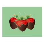 De Aardbei van de chocolade Wens Kaart