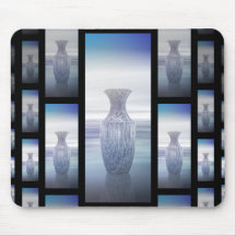 De abstracte Collage van Vazen Muismatten