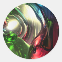 De Abstracte Sticker van de Werveling van Kerstmis