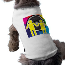 De Achtergrond van de partij Huisdieren T-shirt