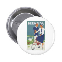 De Advertentie die van de Bermudas een jong varend Speld Buttons