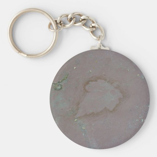 De Afdruk Keychain van het blad Sleutelhanger