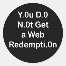 De Afkoop van het Web om Stickers
