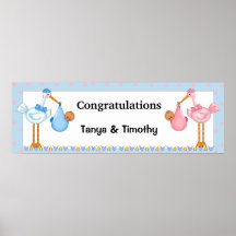 De Afrikaanse Amerikaanse Banner van het Baby show Print