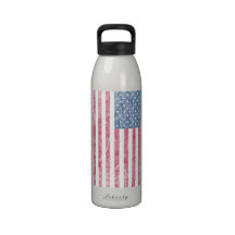 De Amerikaanse Fles van het Water van de Vlag Sport Bottles