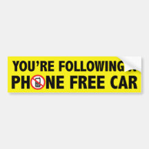 De anti Sticker van de Bumper van de Telefoon van  Bumperstickers
