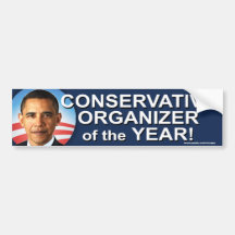 de anti Sticker van de "Conservatieve Organisator  Bumperstickers