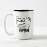 De Apocalyps van de zombie in de Grappige Mok van 