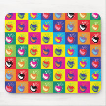 De Appelen van het pop-art Muismatten